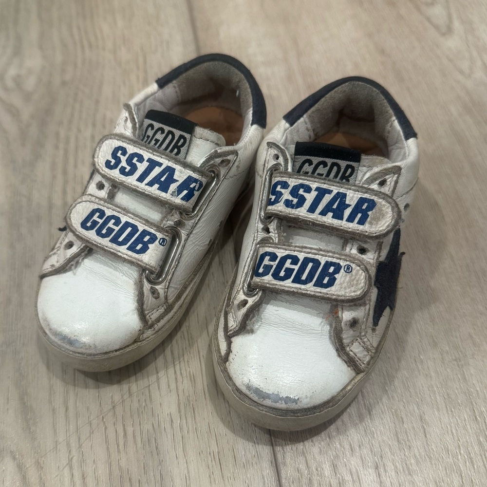 Golden Goose Baby Kids Sz 4.5 US 20 EU Old School sneaker velcro GGDB SSTAR